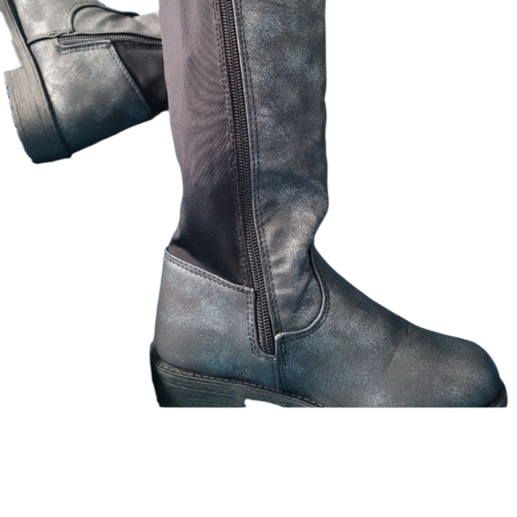 Nwt-Rocawear Girls Black& Gray Boots Sz 13 so adorable in person. - Picture 8 of 12